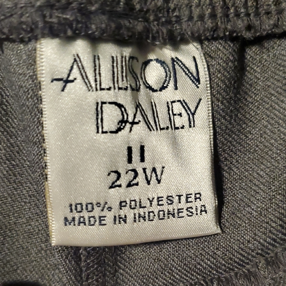 Allison Daley Charcoal Gray Trousers - Picture 2 of 9